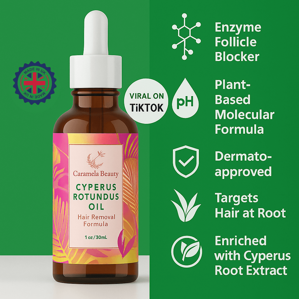 Cyperus Serum - Naturally Removes Unwanted Facial Hair & Slows Regrowth
