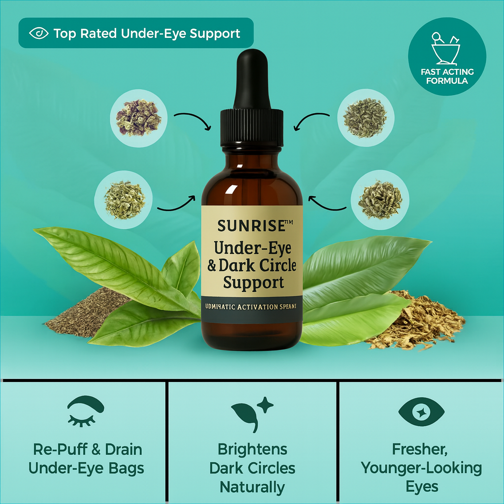 Sunrise – Naturally Activates Drainage to Restore Under-Eye Balance From the Inside Out