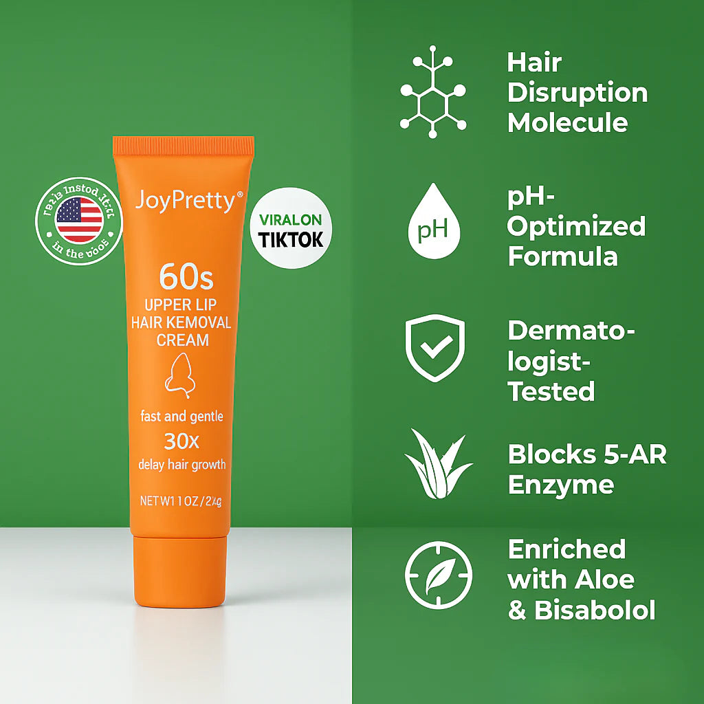 Joy Cream - Naturally Removes Unwanted Facial Hair & Slows Regrowth