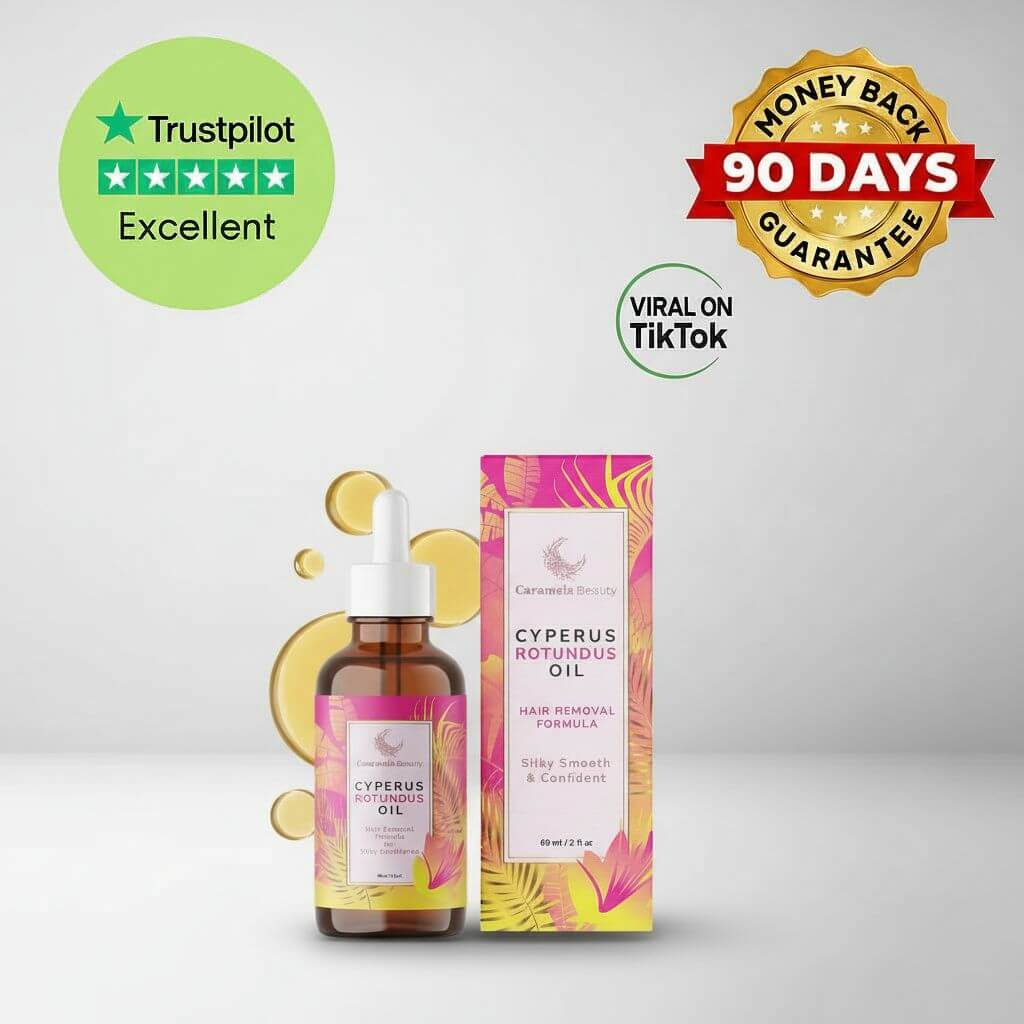 Cyperus Serum - Naturally Removes Unwanted Facial Hair & Slows Regrowth